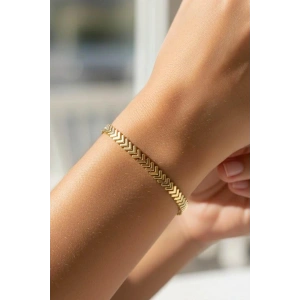 Altın Renk 14K Altın Kaplama VİP Bileklik