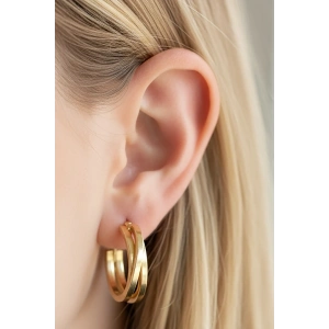 Altın Renk 20MM Halka Küpe (Çift)