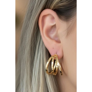 Altın Renk 20MM Halka Küpe (Çift)