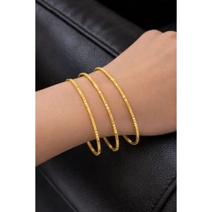 Altın Renk 3lü Çelik Ajda Bilezik