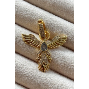 Altın Renk Anka Figürlü Ajda Charm
