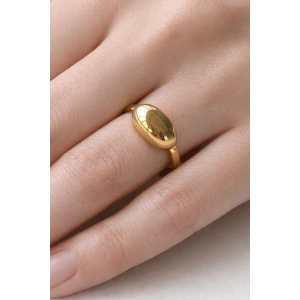 Altın Renk Ayarlanabilir Çelik Yüzük