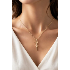 Altın Renk Balerin Çelik VİP Xuping Kolye