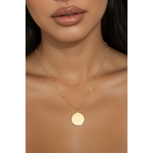 Altın Renk Çelik Kolye