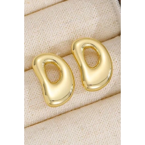 Altın Renk Çelik Küpe (Çift)