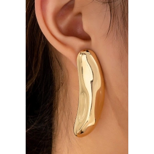 Altın Renk Çelik Küpe (Çift)