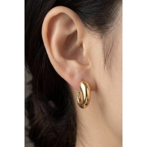 Altın Renk Çelik Küpe (Çift)