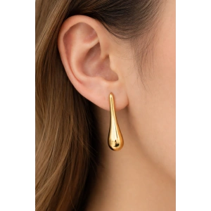 Altın Renk Çelik Küpe (Çift)