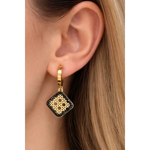 Altın Renk Çelik Küpe (Çift)