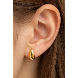 Altın Renk Çelik Küpe (Çift)