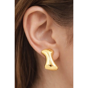 Altın Renk Çelik Küpe (Çift)