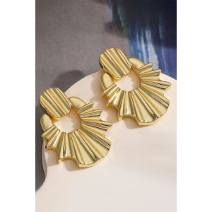 Altın Renk Çelik Küpe (Çift)