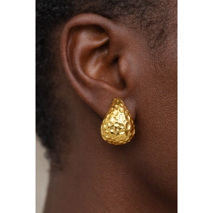 Altın Renk Çelik Küpe (Çift)