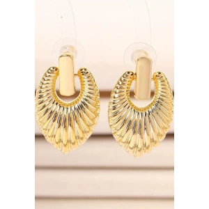 Altın Renk Çelik Küpe (Çift)