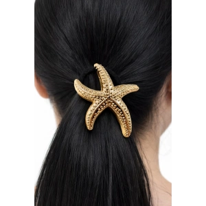 Altın Renk Deniz Yıldızı Figürlü Metal Lastik Toka