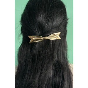 Altın Renk Fiyonk Figürlü Metal Otomat Toka