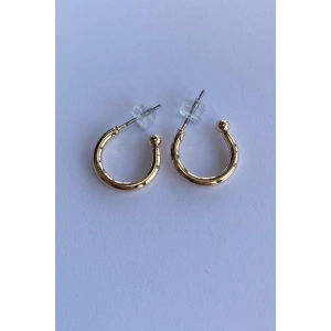 Altın Renk Halka Küpe (Çift)