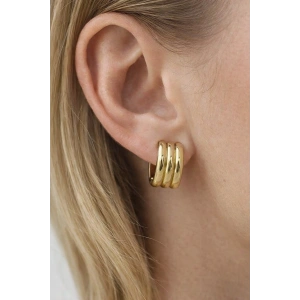 Altın Renk Halka Xuping Küpe (Çift)