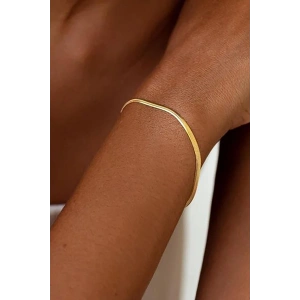 Altın Renk İtalyan Zinciri Çelik Bileklik