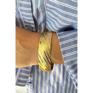 Altın Renk Kumlu Model Bilezik