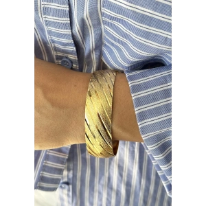 Altın Renk Kumlu Model Bilezik