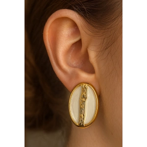 Altın Renk Küpe (Çift)