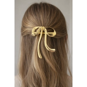 Altın Renk Kurdele Figürlü Metal Pens Toka