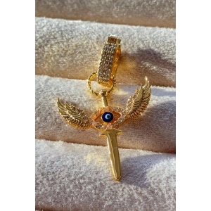 Altın Renk Melek Figürlü Ajda Charm