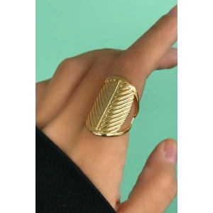 Altın Renk Metal Ayarlanabilir Yüzük