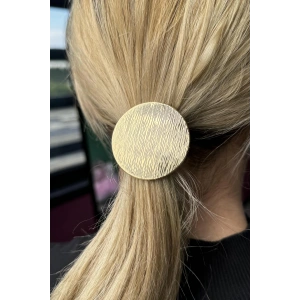 Altın Renk Metal Detaylı Lastik Toka