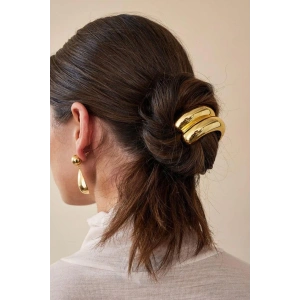 Altın Renk Metal Detaylı Lastik Toka