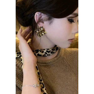 Altın Renk Metal Küpe (Çift)