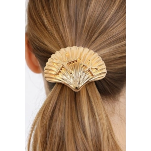 Altın Renk Metal Midye Figürlü  Toka