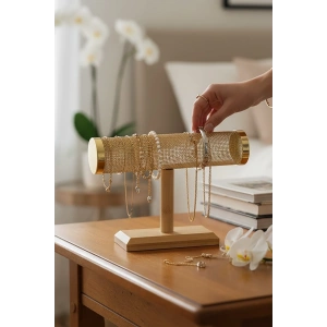 Altın Renk Saat/Bileklik Takı Standı