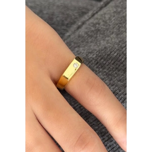 Altın Renk Serçe Parmak Yüzük (Ayarlanabilir)