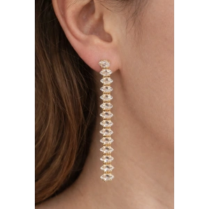 Altın Renk Su Yolu Çelik Küpe (Çift)