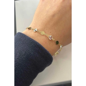 Altın Renk Taş Detaylı Bileklik