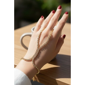 Altın Renk Taş Detaylı Şahmeran