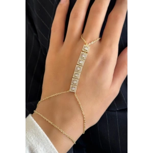 Altın Renk Taş Detaylı Şahmeran