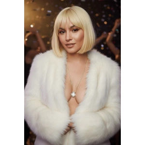 Altın Renk Taş Detaylı Tasarım Vücut Aksesuar