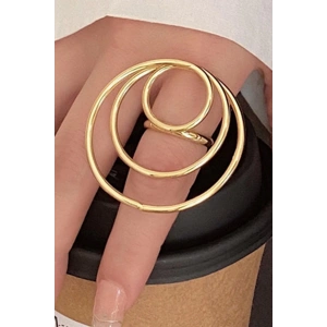 Altın Renk Tasarım Yüzük