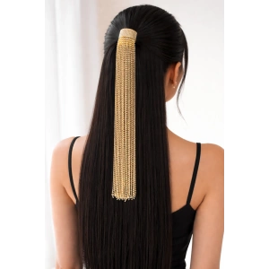 Altın Renk Taşlı Saç Aksesuarı