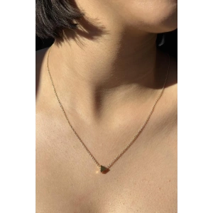 Altın Renk Üçgen Figürlü Kolye