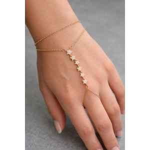 Altın Renk Yıldız Figürlü Çelik Şahmeran