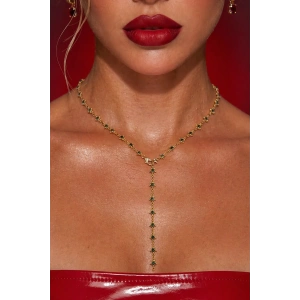 Altın Renk Yıldız Figürlü Çelik Y Kolye