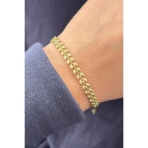 Altın Renk Zincir Detaylı Bileklik
