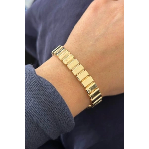 Altın Renk Zincir Detaylı Bileklik