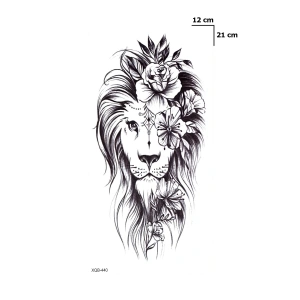 Aslan Dövme Geçici Tattoo