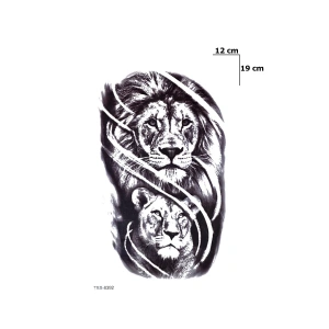 Aslan Dövme Geçici Tattoo