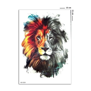 Aslan Geçici Dövme Tattoo